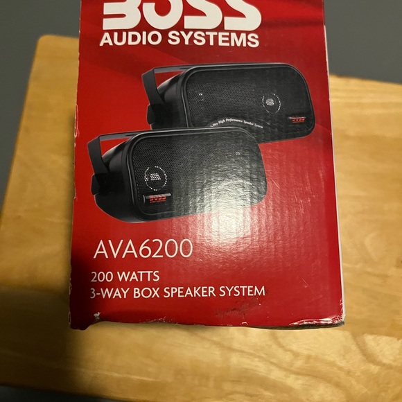 AVA6200 3 Way Box Speaker Systems Car Audio Speakers 200 Watts by Boss - Picture 4 of 8